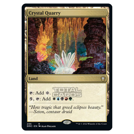 Magic The Gathering - Dominaria United Commander - Crystal Quarry - 206/48