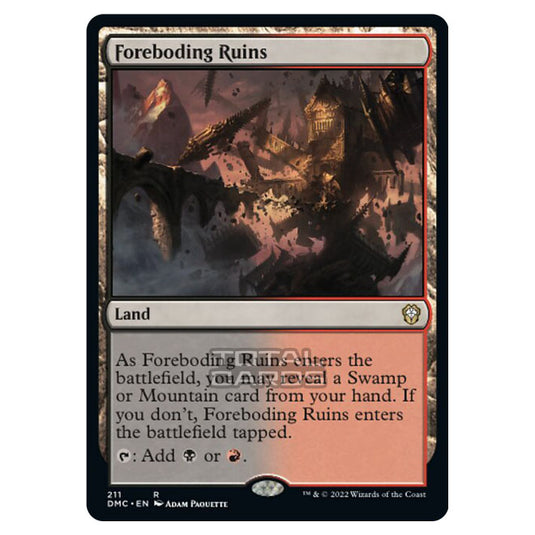 Magic The Gathering - Dominaria United Commander - Foreboding Ruins - 211/48