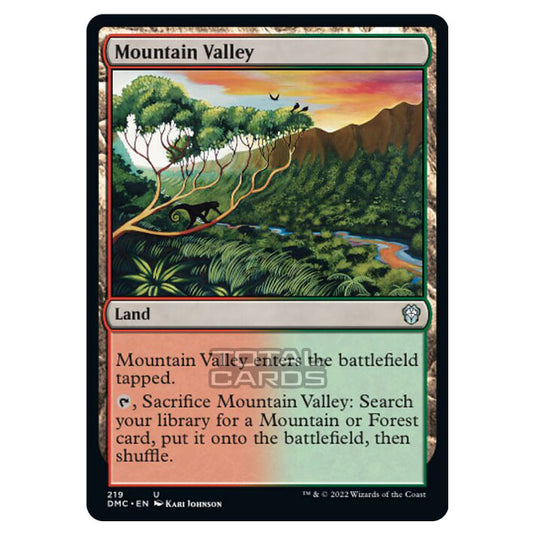 Magic The Gathering - Dominaria United Commander - Mountain Valley - 219/48