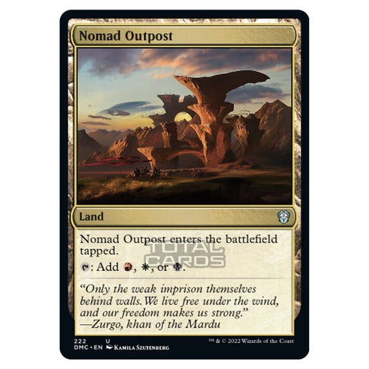 Magic The Gathering - Dominaria United Commander - Nomad Outpost - 222/48