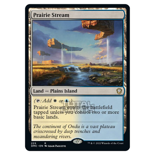 Magic The Gathering - Dominaria United Commander - Prairie Stream - 225/48