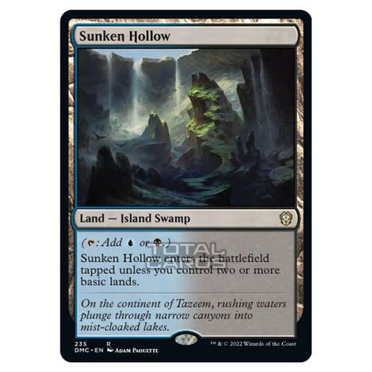 Magic The Gathering - Dominaria United Commander - Sunken Hollow - 235/48