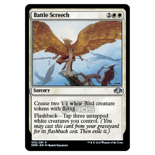 Magic The Gathering - Dominaria Remastered - Battle Screech - 002/261