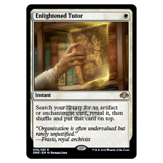 Magic The Gathering - Dominaria Remastered - Enlightened Tutor - 006/261