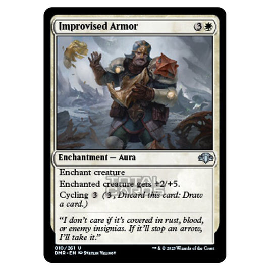 Magic The Gathering - Dominaria Remastered - Improvised Armor - 010/261