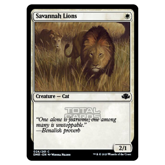 Magic The Gathering - Dominaria Remastered - Savannah Lions - 024/261