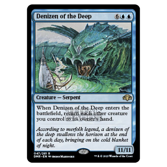 Magic The Gathering - Dominaria Remastered - Denizen of the Deep - 047/261