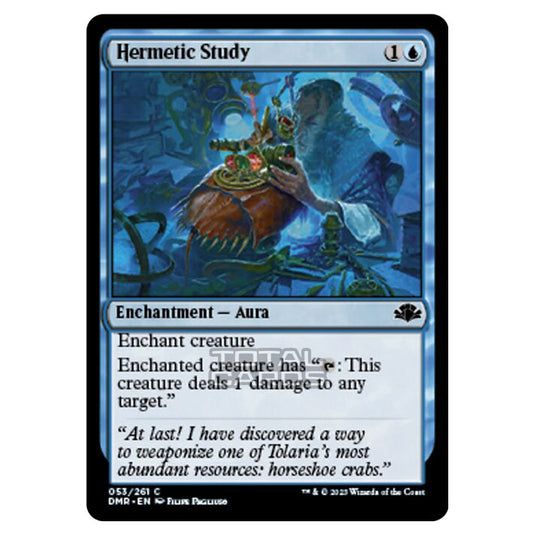 Magic The Gathering - Dominaria Remastered - Hermetic Study - 053/261