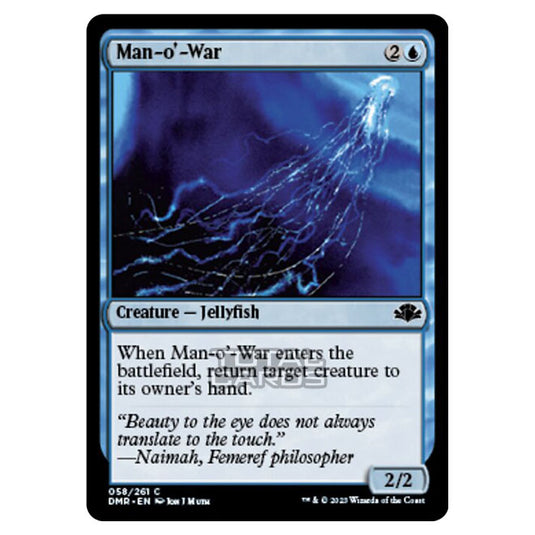 Magic The Gathering - Dominaria Remastered - Man-o'-War - 058/261