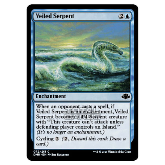 Magic The Gathering - Dominaria Remastered - Veiled Serpent - 072/261