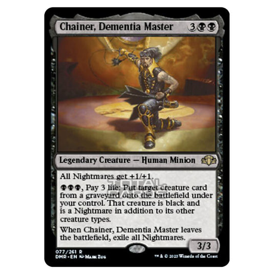 Magic The Gathering - Dominaria Remastered - Chainer, Dementia Master - 077/261