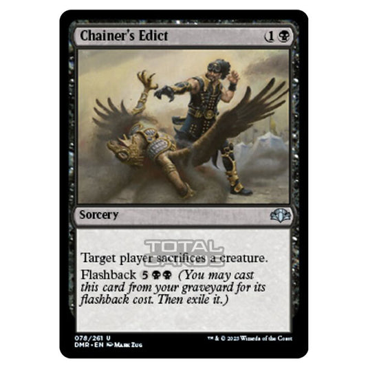 Magic The Gathering - Dominaria Remastered - Chainer's Edict - 078/261