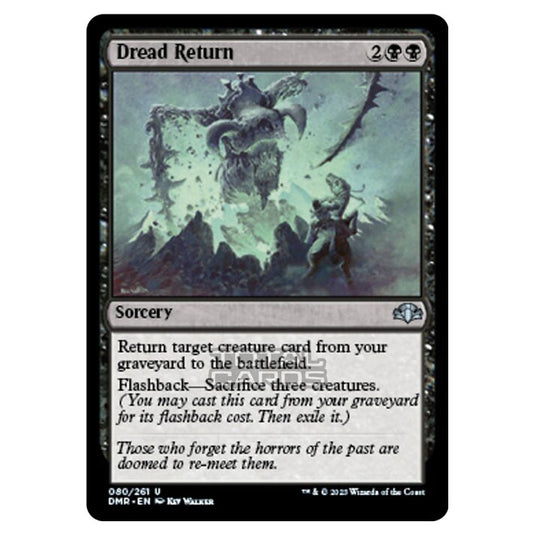 Magic The Gathering - Dominaria Remastered - Dread Return - 080/261