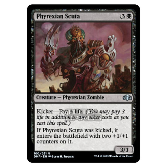 Magic The Gathering - Dominaria Remastered - Phyrexian Scuta - 100/261