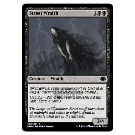 Magic The Gathering - Dominaria Remastered - Street Wraith - 102/261