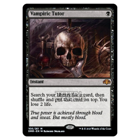 Magic The Gathering - Dominaria Remastered - Vampiric Tutor - 108/261