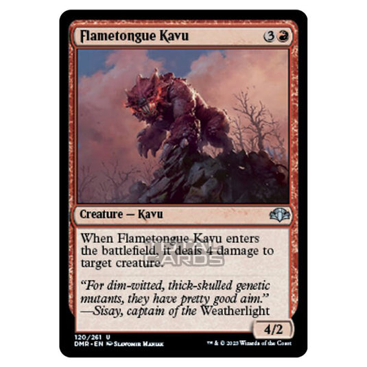 Magic The Gathering - Dominaria Remastered - Flametongue Kavu - 120/261