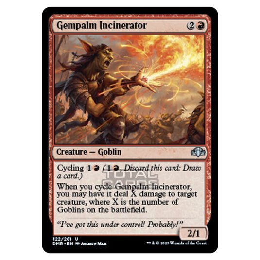 Magic The Gathering - Dominaria Remastered - Gempalm Incinerator - 122/261