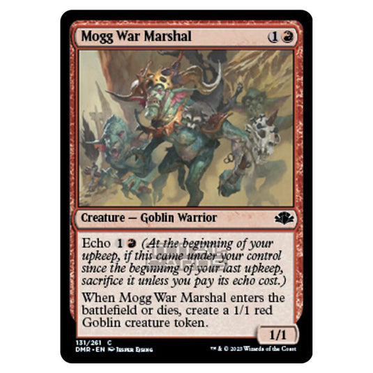 Magic The Gathering - Dominaria Remastered - Mogg War Marshal - 131/261