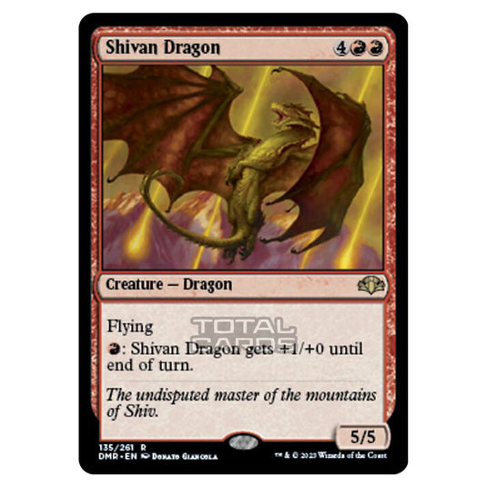 Magic The Gathering - Dominaria Remastered - Shivan Dragon - 135/261