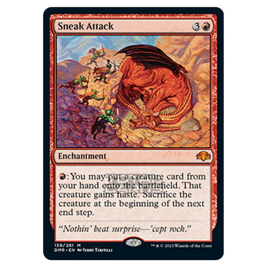 Magic The Gathering - Dominaria Remastered - Sneak Attack - 139/261