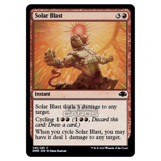 Magic The Gathering - Dominaria Remastered - Solar Blast - 140/261