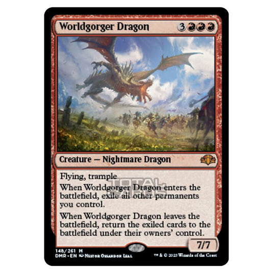 Magic The Gathering - Dominaria Remastered - Worldgorger Dragon - 148/261