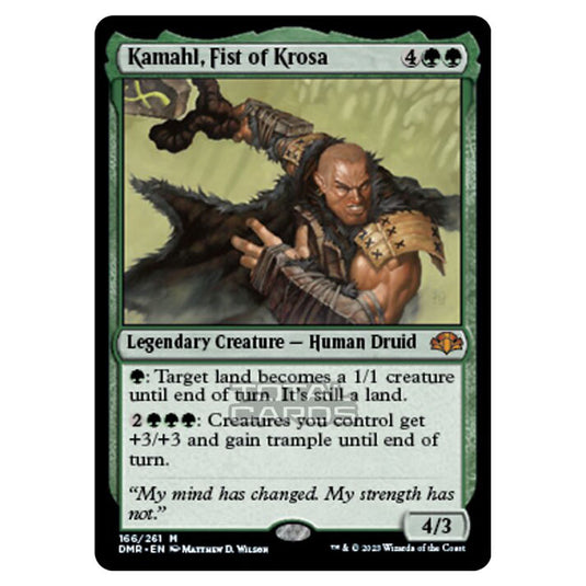 Magic The Gathering - Dominaria Remastered - Kamahl, Fist of Krosa - 166/261