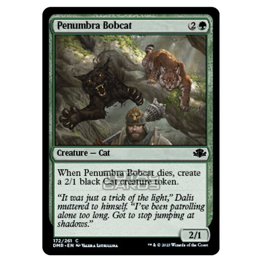 Magic The Gathering - Dominaria Remastered - Penumbra Bobcat - 172/261