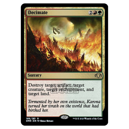 Magic The Gathering - Dominaria Remastered - Decimate - 188/261