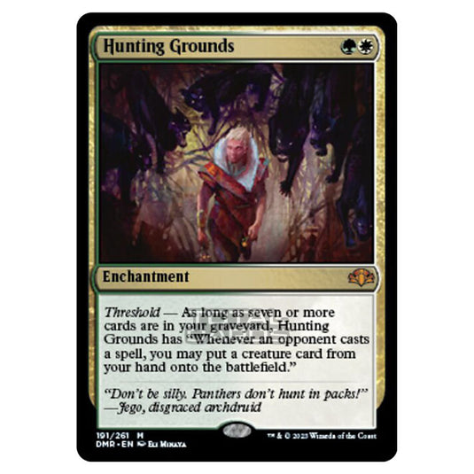 Magic The Gathering - Dominaria Remastered - Hunting Grounds - 191/261