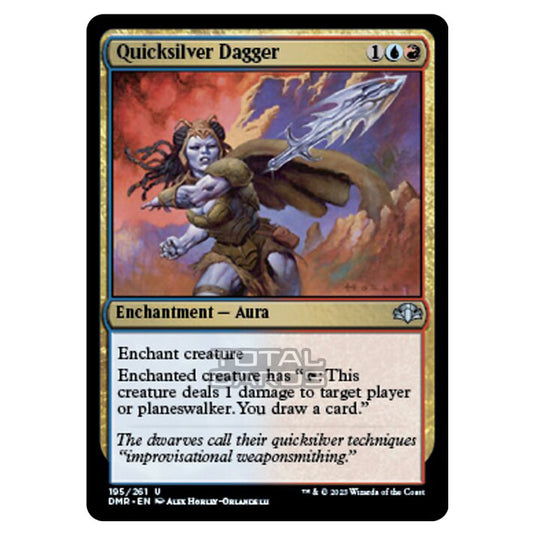 Magic The Gathering - Dominaria Remastered - Quicksilver Dagger - 195/261