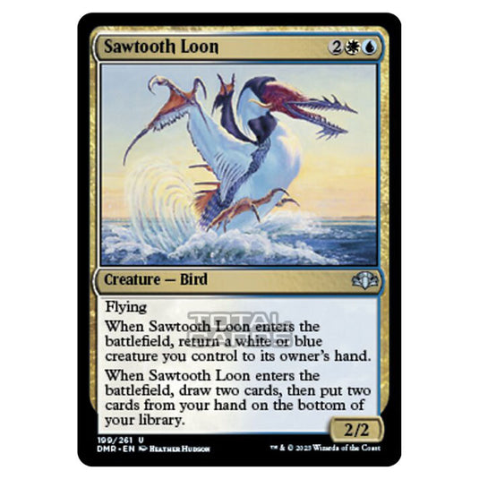 Magic The Gathering - Dominaria Remastered - Sawtooth Loon - 199/261