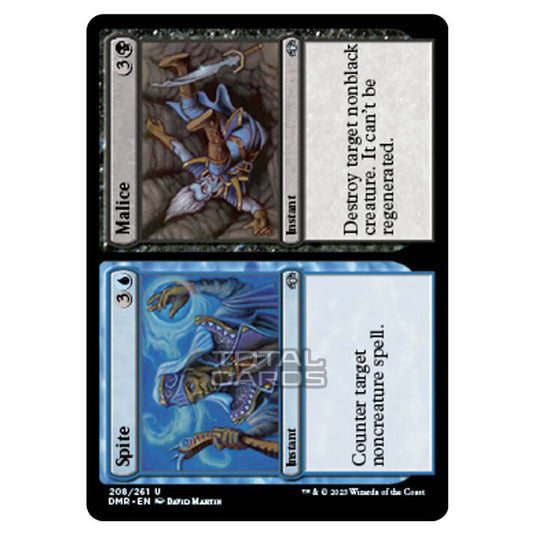 Magic The Gathering - Dominaria Remastered - Spite / Malice - 208/261
