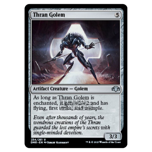 Magic The Gathering - Dominaria Remastered - Thran Golem - 234/261