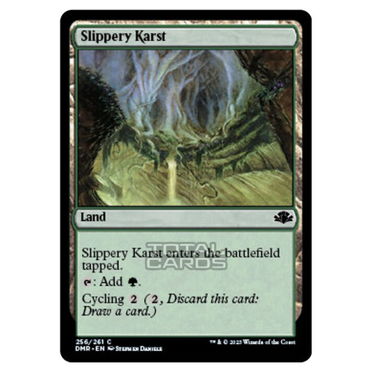 Magic The Gathering - Dominaria Remastered - Slippery Karst - 256/261