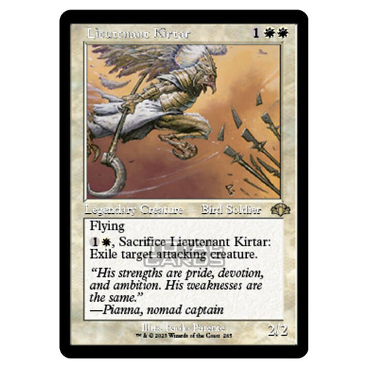 Magic The Gathering - Dominaria Remastered - Lieutenant Kirtar (Retro Frame) - 265/261