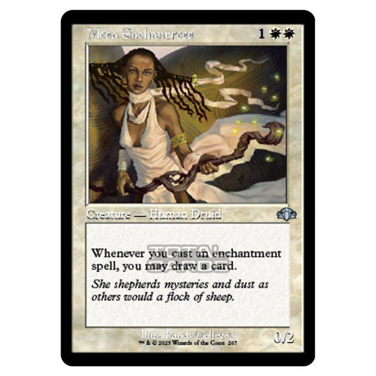 Magic The Gathering - Dominaria Remastered - Mesa Enchantress (Retro Frame) - 267/261