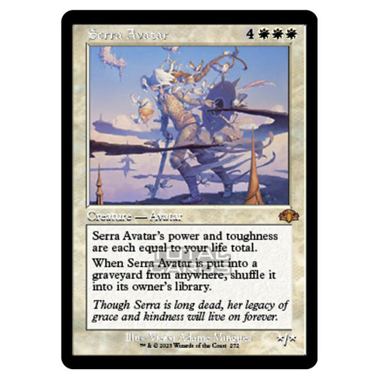 Magic The Gathering - Dominaria Remastered - Serra Avatar (Retro Frame) - 272/261