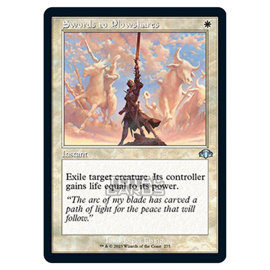 Magic The Gathering - Dominaria Remastered - Swords to Plowshares (Retro Frame) - 275/261