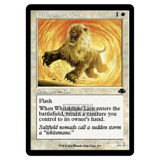 Magic The Gathering - Dominaria Remastered - Whitemane Lion (Retro Frame) - 277/261