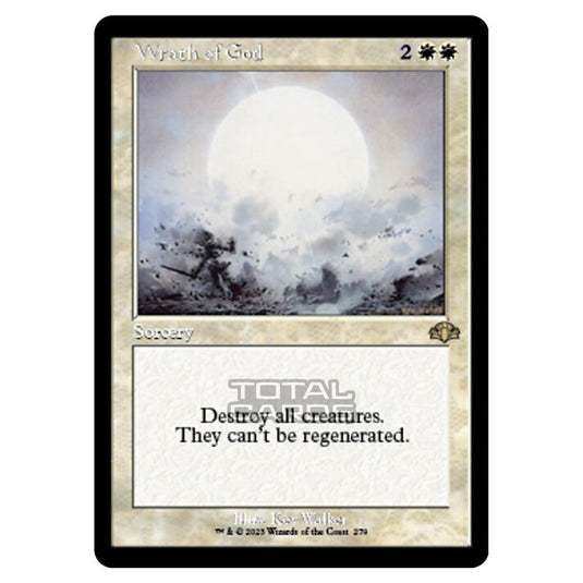 Magic The Gathering - Dominaria Remastered - Wrath of God (Retro Frame) - 279/261