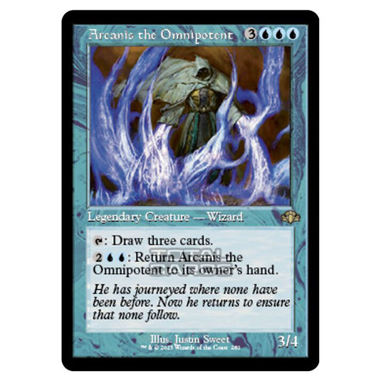 Magic The Gathering - Dominaria Remastered - Arcanis the Omnipotent (Retro Frame) - 280/261