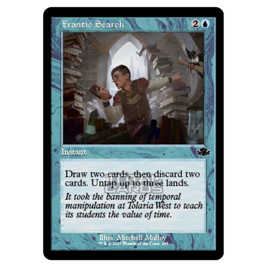 Magic The Gathering - Dominaria Remastered - Frantic Search (Retro Frame) - 285/261