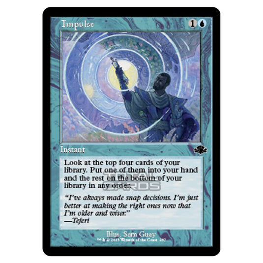 Magic The Gathering - Dominaria Remastered - Impulse (Retro Frame) - 287/261