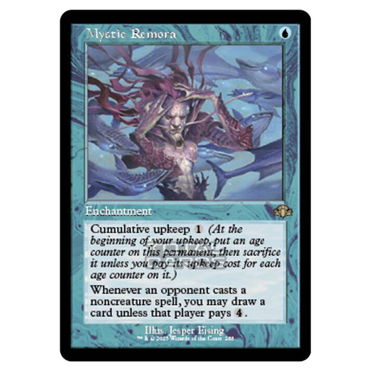 Magic The Gathering - Dominaria Remastered - Mystic Remora (Retro Frame) - 288/261