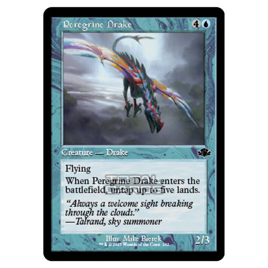 Magic The Gathering - Dominaria Remastered - Peregrine Drake (Retro Frame) - 292/261