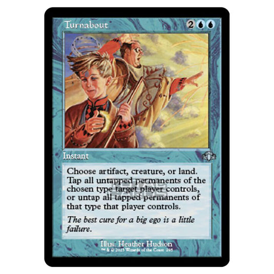 Magic The Gathering - Dominaria Remastered - Turnabout (Retro Frame) - 295/261