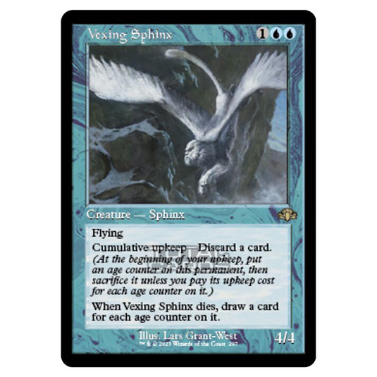 Magic The Gathering - Dominaria Remastered - Vexing Sphinx (Retro Frame) - 297/261