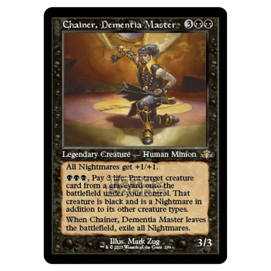 Magic The Gathering - Dominaria Remastered - Chainer, Dementia Master (Retro Frame) - 299/261